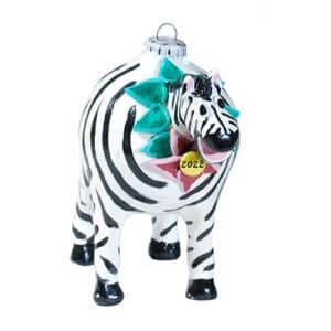 Zebra and Dated Wreath