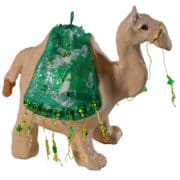 Camel with Green Blanket