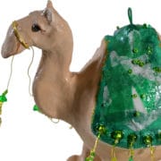Camel with Green Blanket