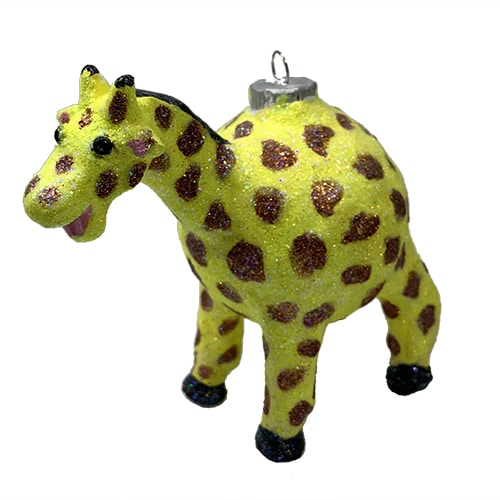 Yellow Giraffe with Brown Spots