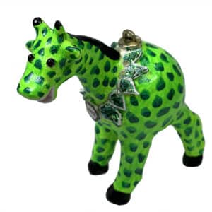 Green Christmas Giraffe